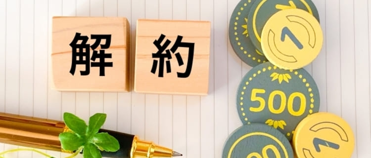 不要になったら解約できる
