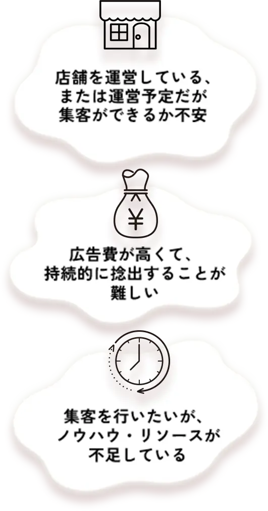 3つのお悩み
