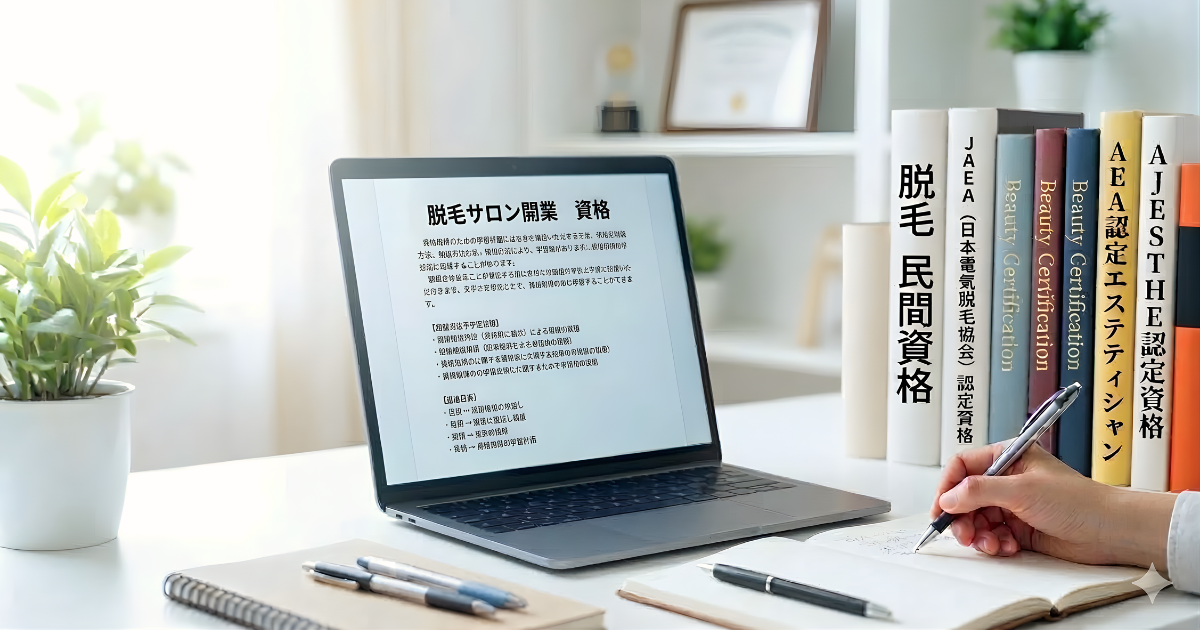 脱毛サロン開業するのに資格って必要なの!?｜資格の必要性や種類を徹底解説！
